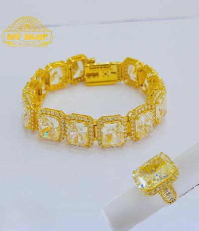 Set Lắc + Nhẫn Đá Màu Nam Phi 610