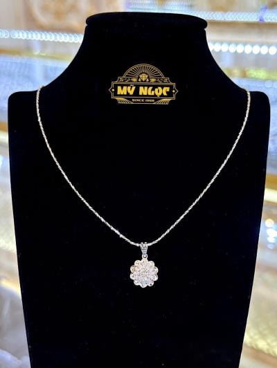 Dây + Mặt Vàng Bạch Kim 750