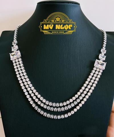 Dây Chuyền Vàng 610 - Trắng