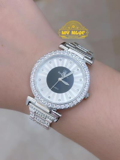 Đồng Hồ Nữ Vàng 610 Xi Trắng
