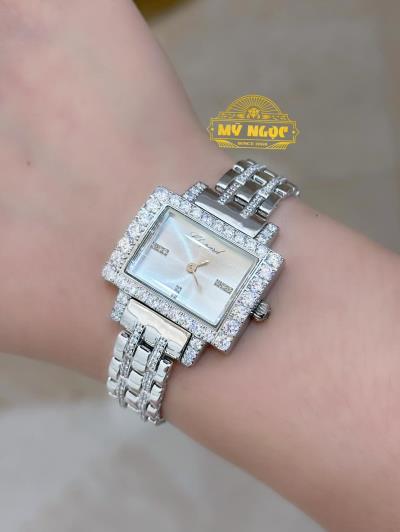 Đồng Hồ Nữ Vàng 610 Xi Trắng