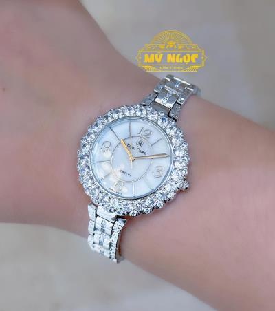 Đồng Hồ Nữ Vàng 610 Xi Trắng